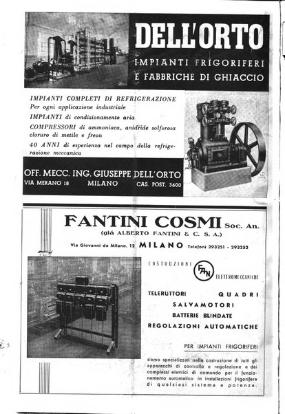 Rivista del freddo periodico mensile illustrato tecnico, scientifico, economico, commerciale