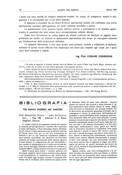 Rivista del freddo periodico mensile illustrato tecnico, scientifico, economico, commerciale