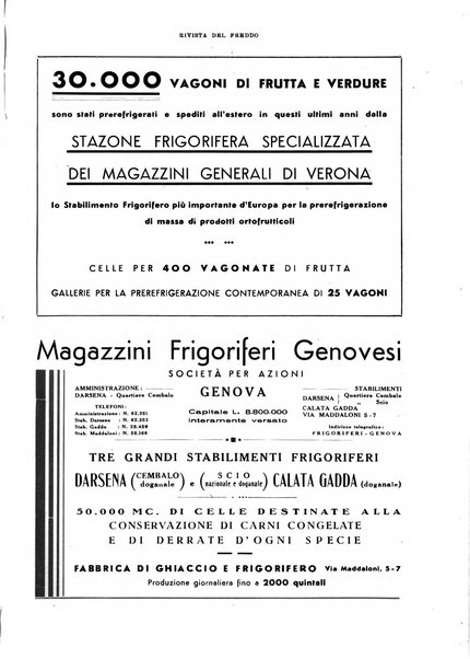 Rivista del freddo periodico mensile illustrato tecnico, scientifico, economico, commerciale