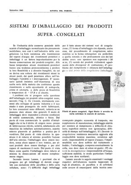 Rivista del freddo periodico mensile illustrato tecnico, scientifico, economico, commerciale