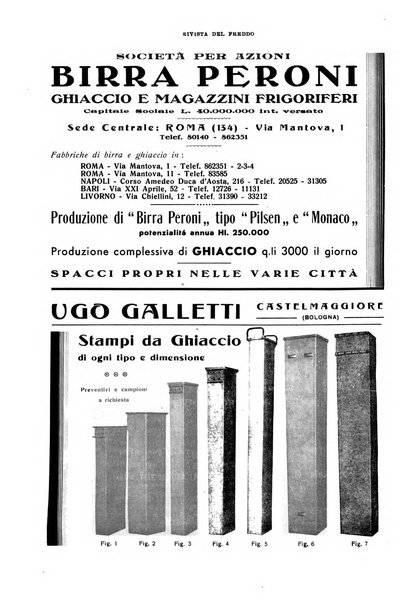 Rivista del freddo periodico mensile illustrato tecnico, scientifico, economico, commerciale