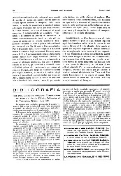 Rivista del freddo periodico mensile illustrato tecnico, scientifico, economico, commerciale