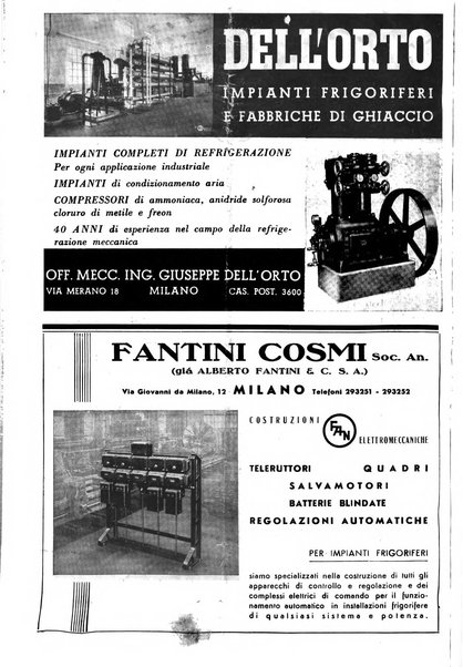 Rivista del freddo periodico mensile illustrato tecnico, scientifico, economico, commerciale