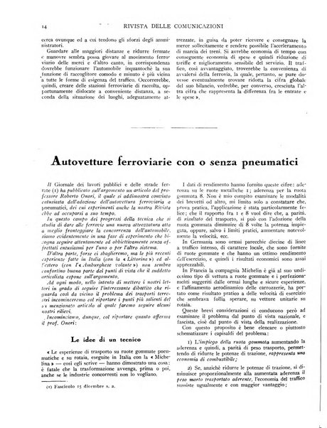 Rivista delle comunicazioni organo ufficiale della Confederazione nazionale sindacati fascisti dei trasporti terrestri e della navigazione interna