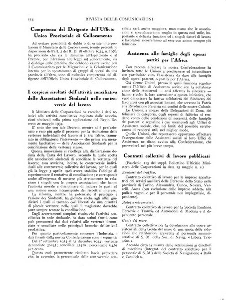 Rivista delle comunicazioni organo ufficiale della Confederazione nazionale sindacati fascisti dei trasporti terrestri e della navigazione interna