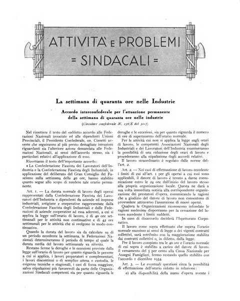 Rivista delle comunicazioni organo ufficiale della Confederazione nazionale sindacati fascisti dei trasporti terrestri e della navigazione interna