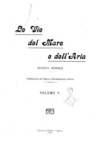 Le vie del mare e dell'aria