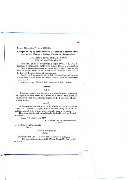 Il registro italiano rassegna tecnico-economica di Marina Mercantile e di aeronautica commerciale