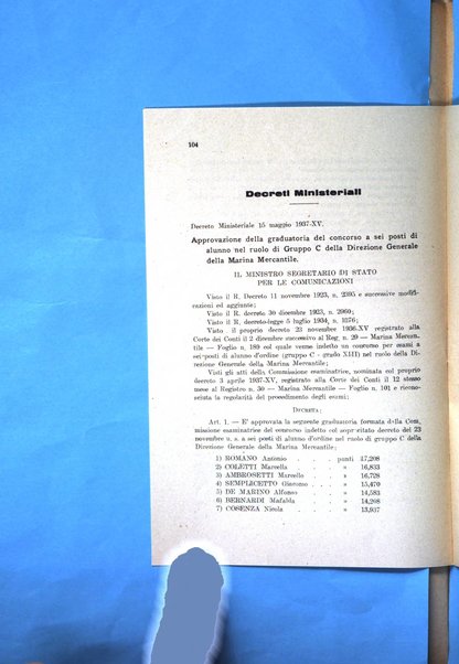 Il registro italiano rassegna tecnico-economica di Marina Mercantile e di aeronautica commerciale