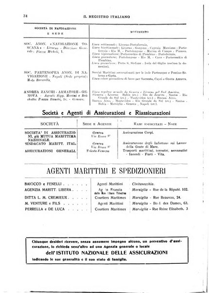 Il registro italiano rassegna tecnico-economica di Marina Mercantile e di aeronautica commerciale