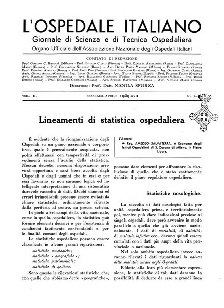 L'ospedale italiano giornale di scienza e di tecnica ospedaliera