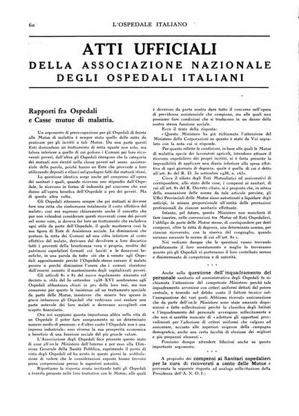 L'ospedale italiano giornale di scienza e di tecnica ospedaliera