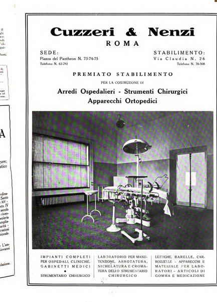 L'ospedale italiano giornale di scienza e di tecnica ospedaliera