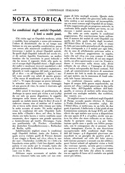 L'ospedale italiano giornale di scienza e di tecnica ospedaliera