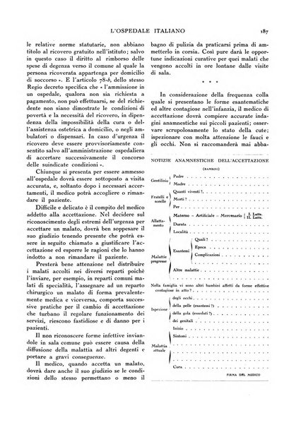 L'ospedale italiano giornale di scienza e di tecnica ospedaliera