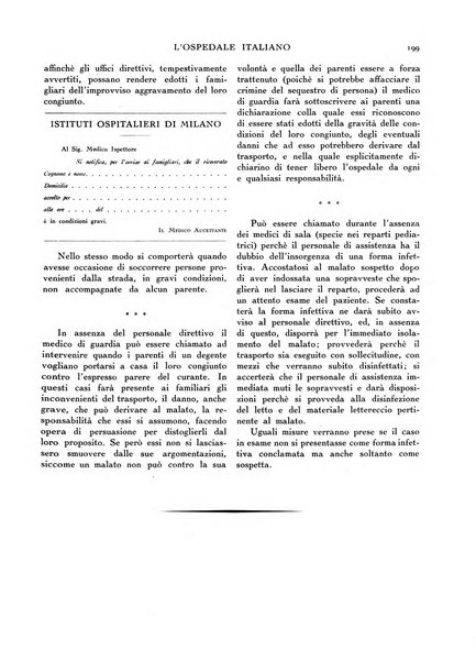 L'ospedale italiano giornale di scienza e di tecnica ospedaliera