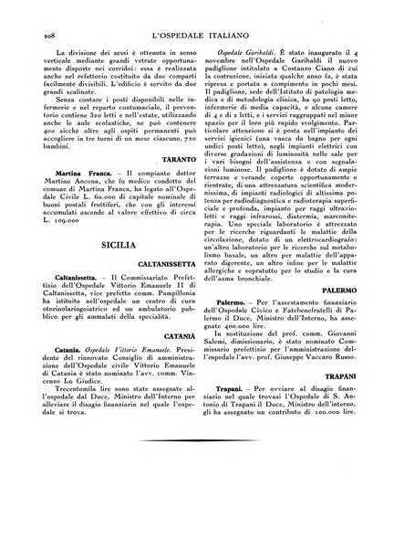 L'ospedale italiano giornale di scienza e di tecnica ospedaliera