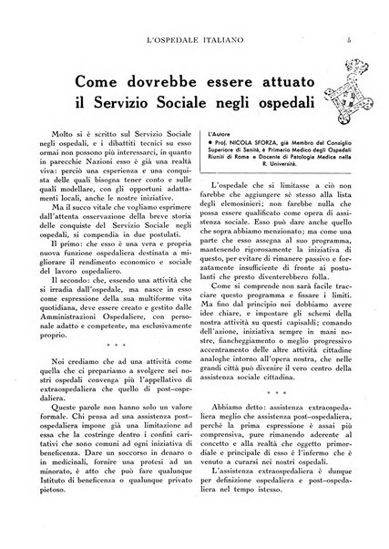 L'ospedale italiano giornale di scienza e di tecnica ospedaliera