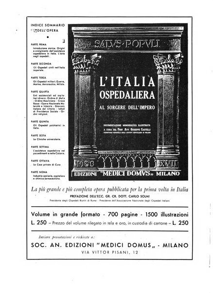 L'ospedale italiano giornale di scienza e di tecnica ospedaliera