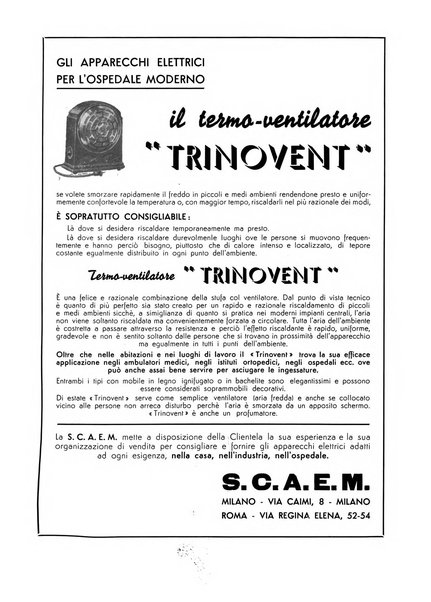 L'ospedale italiano giornale di scienza e di tecnica ospedaliera