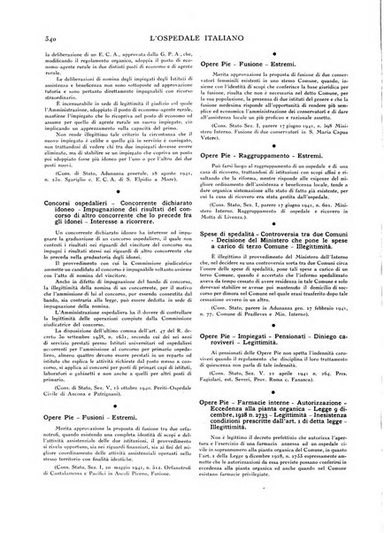 L'ospedale italiano giornale di scienza e di tecnica ospedaliera