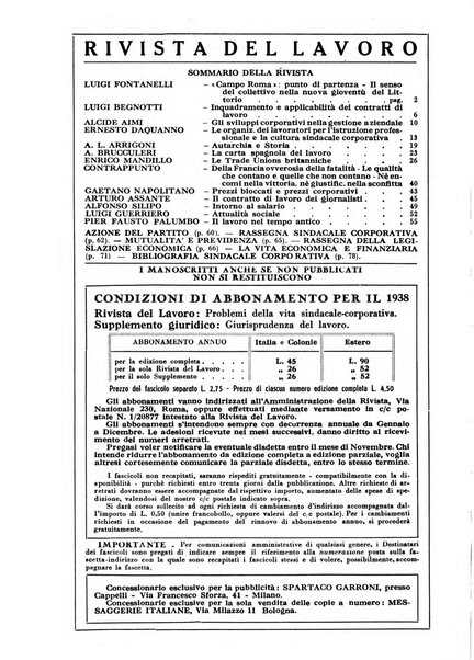 Supplemento giuridico della rivista del lavoro rassegna critica di giurisprudenza