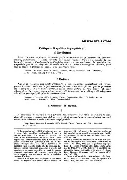 Supplemento giuridico della rivista del lavoro rassegna critica di giurisprudenza