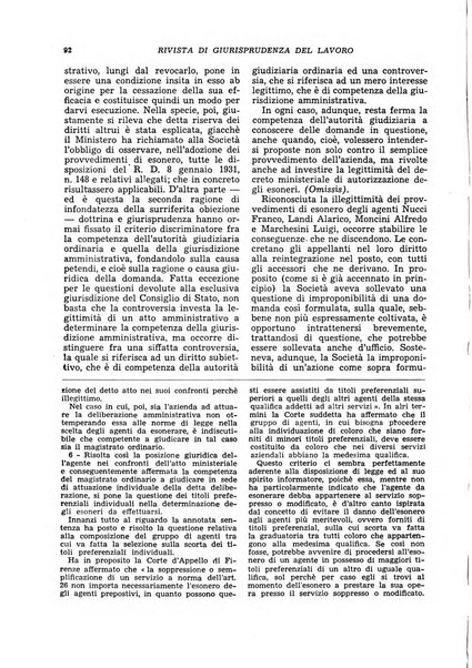 Supplemento giuridico della rivista del lavoro rassegna critica di giurisprudenza