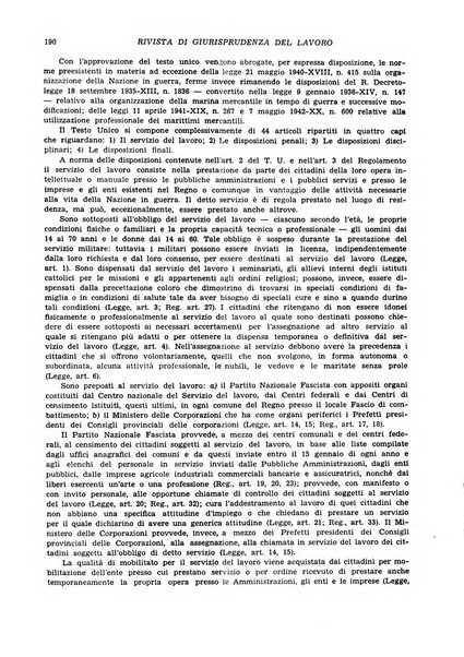 Supplemento giuridico della rivista del lavoro rassegna critica di giurisprudenza