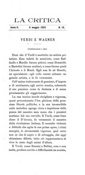 La critica rivista settimanale di arte