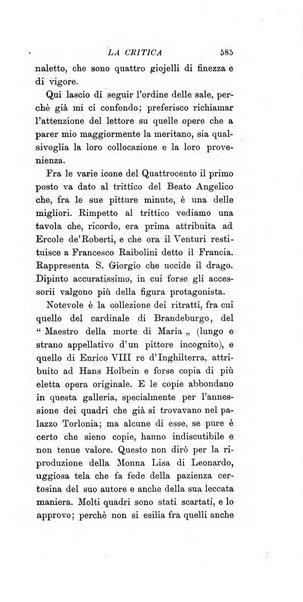 La critica rivista settimanale di arte