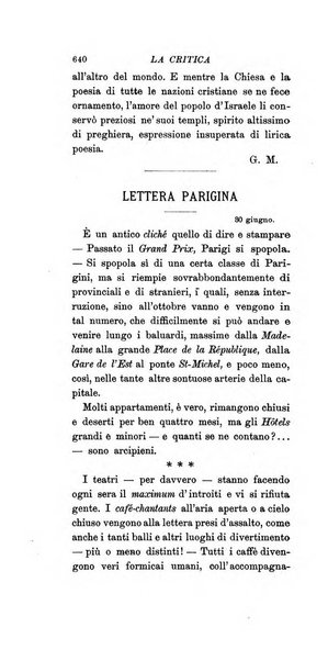 La critica rivista settimanale di arte