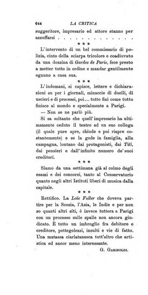 La critica rivista settimanale di arte