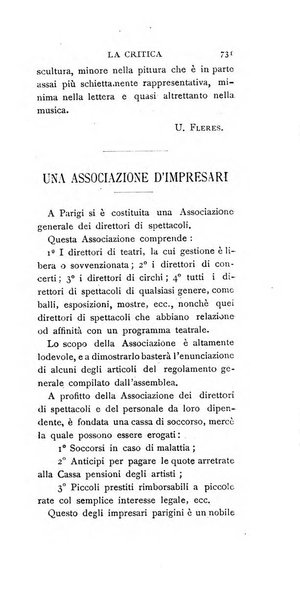 La critica rivista settimanale di arte