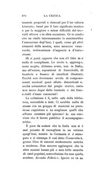 La critica rivista settimanale di arte