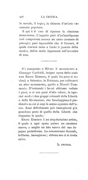 La critica rivista settimanale di arte