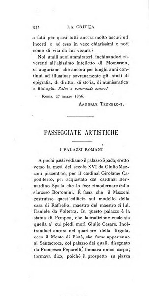 La critica rivista settimanale di arte