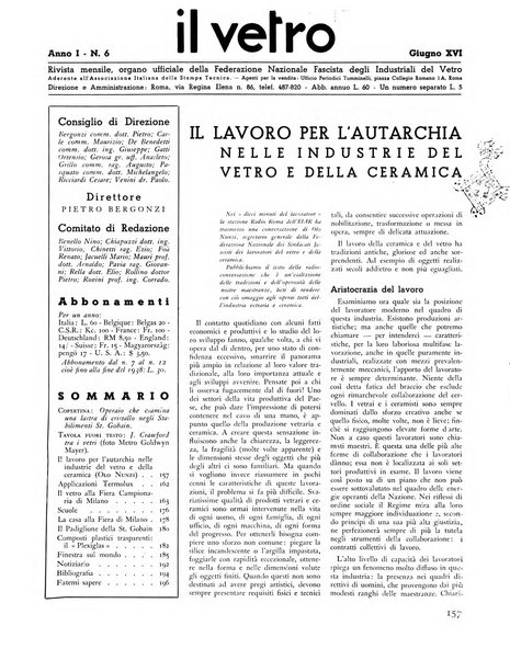 Il vetro rivista mensile