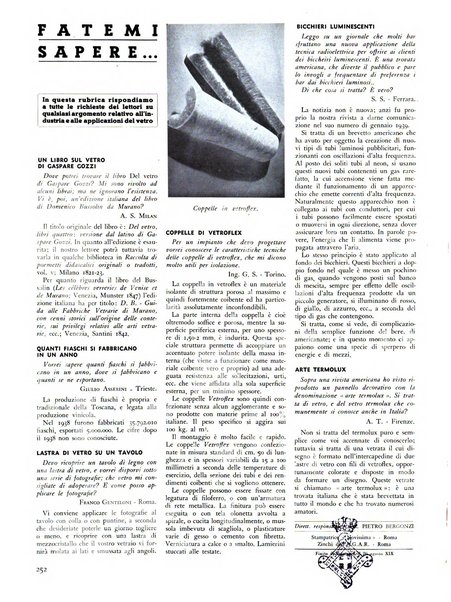 Il vetro rivista mensile