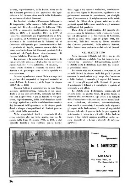 La rivista di tecnica agraria