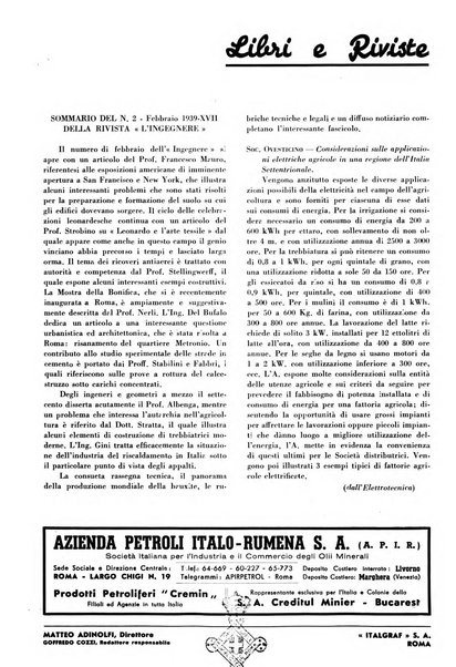 La rivista di tecnica agraria