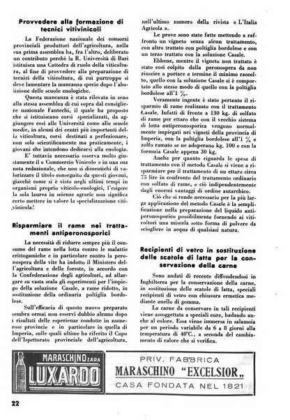 La rivista di tecnica agraria