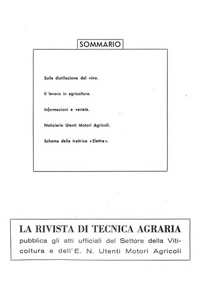 La rivista di tecnica agraria