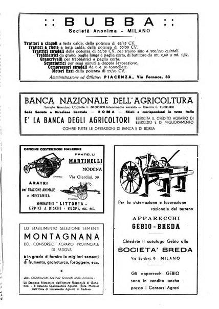 La rivista di tecnica agraria