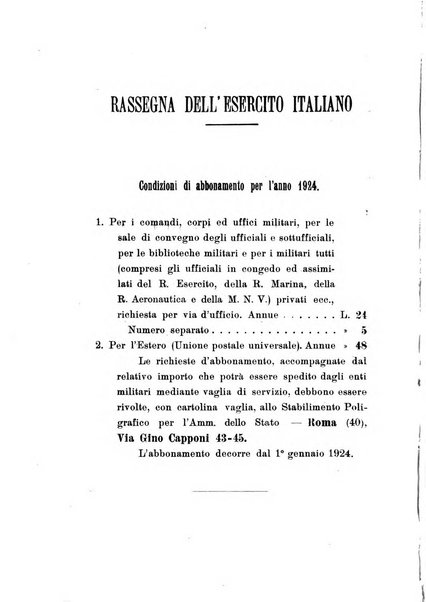 Rassegna dell'esercito italiano