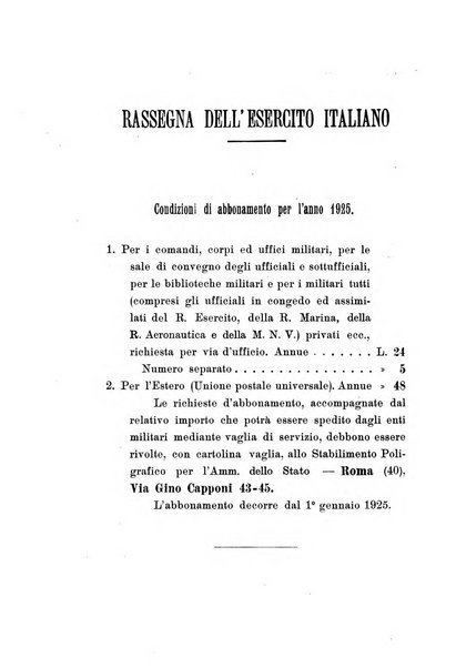 Rassegna dell'esercito italiano