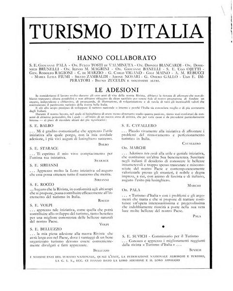 Turismo d'Italia rassegna mensile