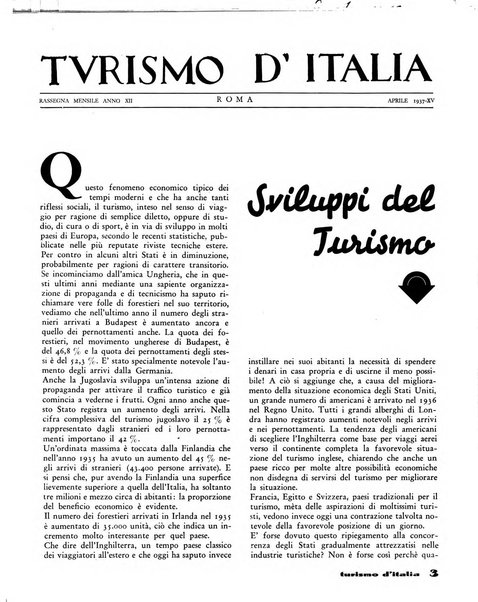 Turismo d'Italia rassegna mensile