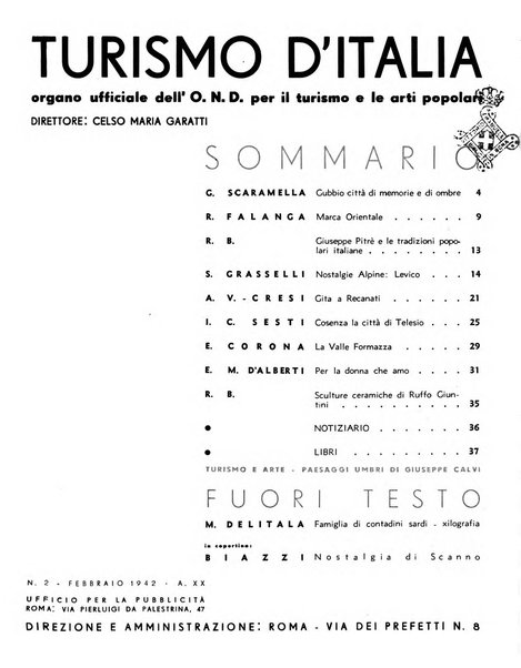 Turismo d'Italia rassegna mensile