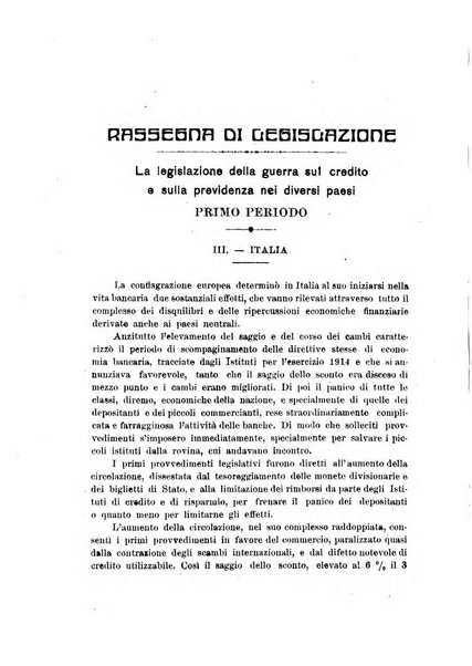 Rivista di scienza bancaria e di economia attuariale e commerciale